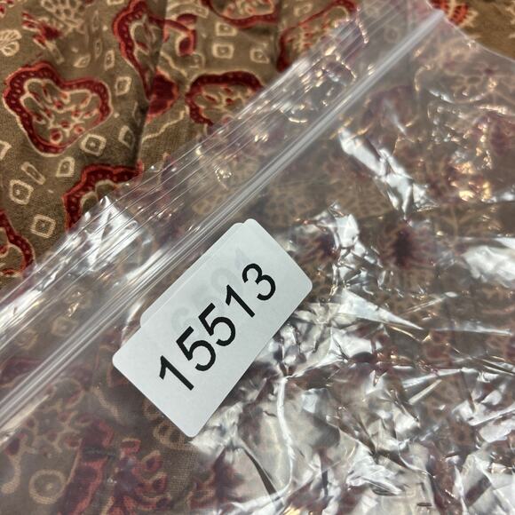 Dr. Collectors P23 Ajrakh Coffee Print A Pants Women's Medium Boho Indie - Picture 14 of 14